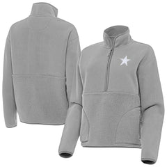 Dallas Cowboys Antigua Women's Figure Half-Zip Sweatshirt | NFL Near me