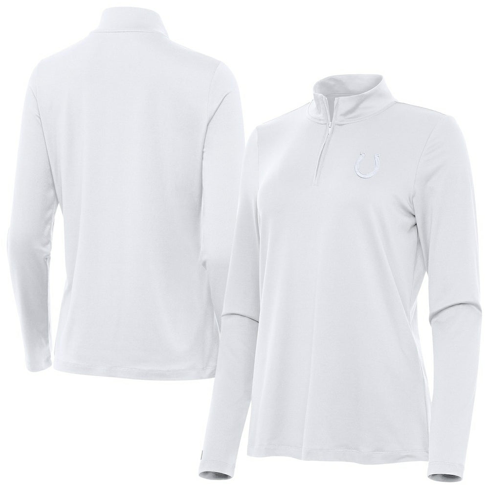 Indianapolis Colts Antigua Women's Reprocess Quarter-Zip Top | NFL Outlet