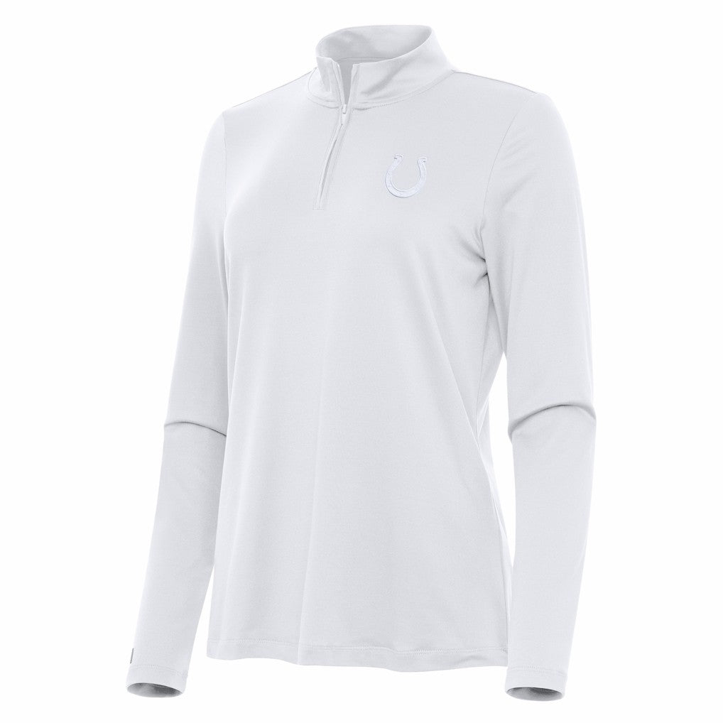 Indianapolis Colts Antigua Women's Reprocess Quarter-Zip Top | NFL Outlet