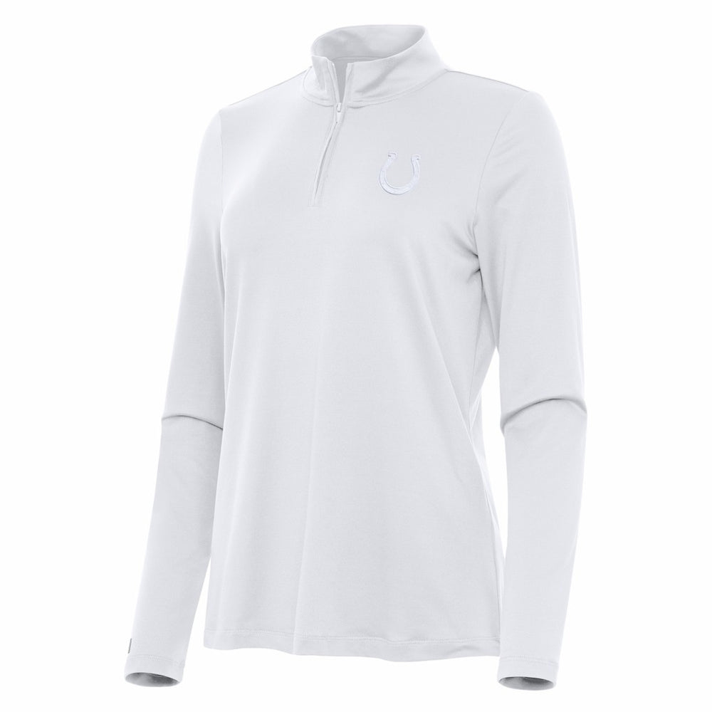 Indianapolis Colts Antigua Women's Reprocess Quarter-Zip Top | NFL Outlet