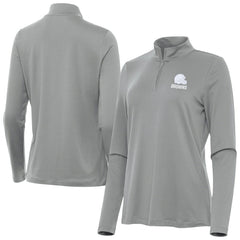 Cleveland Browns Antigua Women's Reprocess Quarter-Zip Top | NFL Online