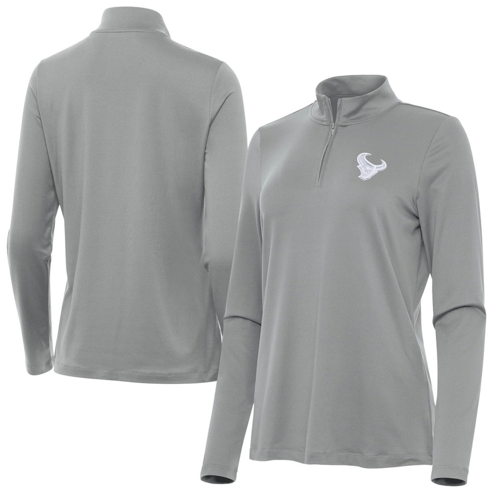 Houston Texans Antigua Women's Reprocess Quarter-Zip Top | NFL Outlet