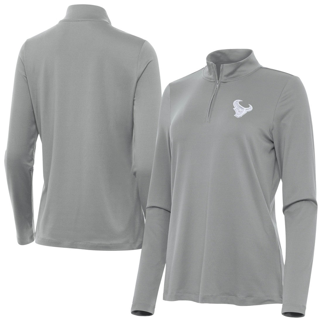 Houston Texans Antigua Women's Reprocess Quarter-Zip Top | NFL Outlet