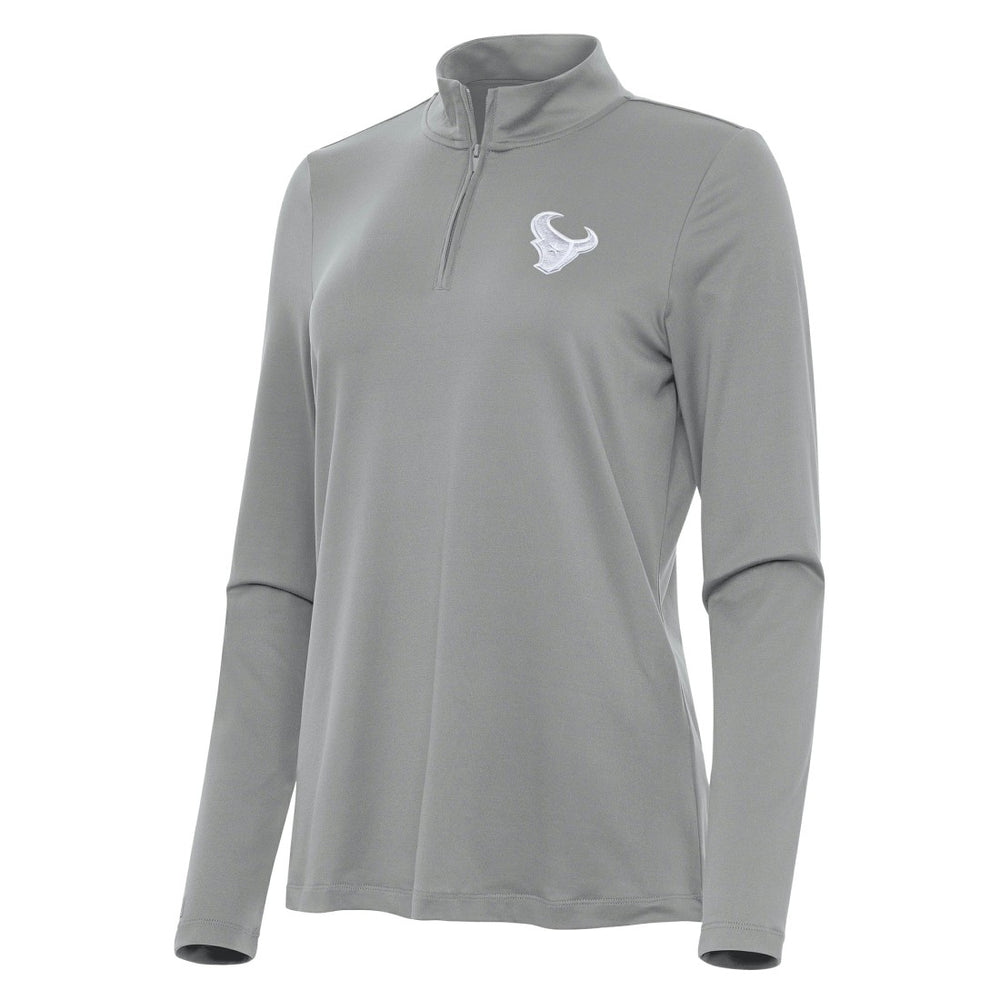 Houston Texans Antigua Women's Reprocess Quarter-Zip Top | NFL Outlet