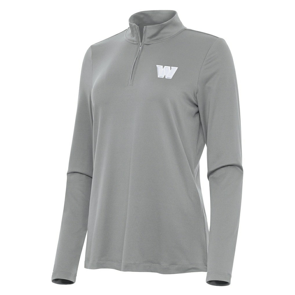 Washington Commanders Antigua Women's Reprocess Quarter-Zip Top | NFL New