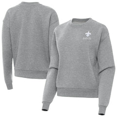 New Orleans Saints Antigua Women's Victory Crew Pullover Sweatshirt | NFL US