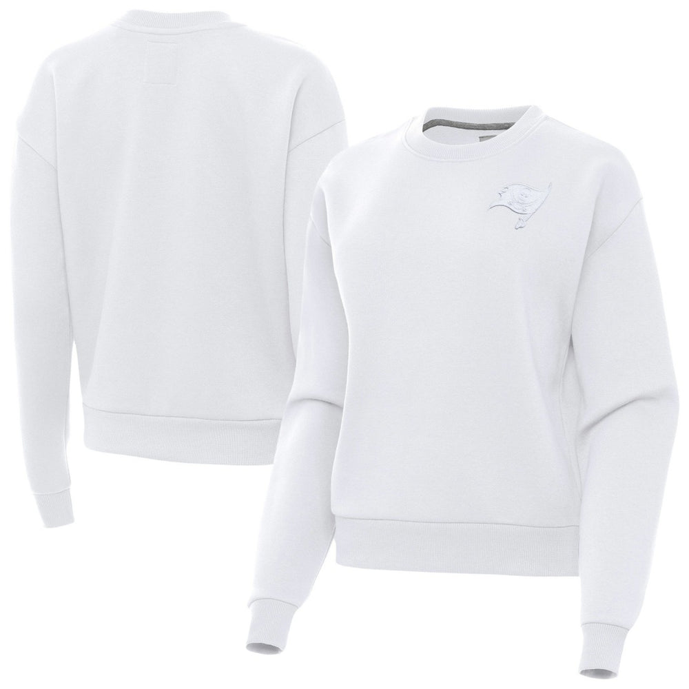 Tampa Bay Buccaneers Antigua Women's Victory Crew Pullover Sweatshirt | NFL New