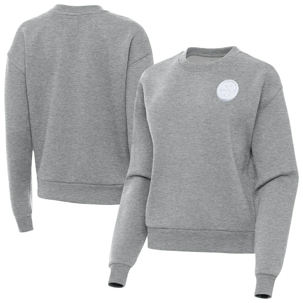 Pittsburgh Steelers Antigua Women's Victory Crew Pullover Sweatshirt | NFL Outlet