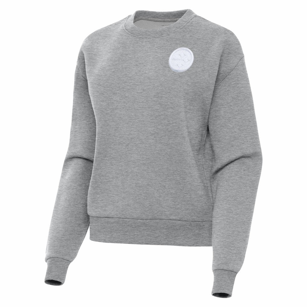 Pittsburgh Steelers Antigua Women's Victory Crew Pullover Sweatshirt | NFL Outlet