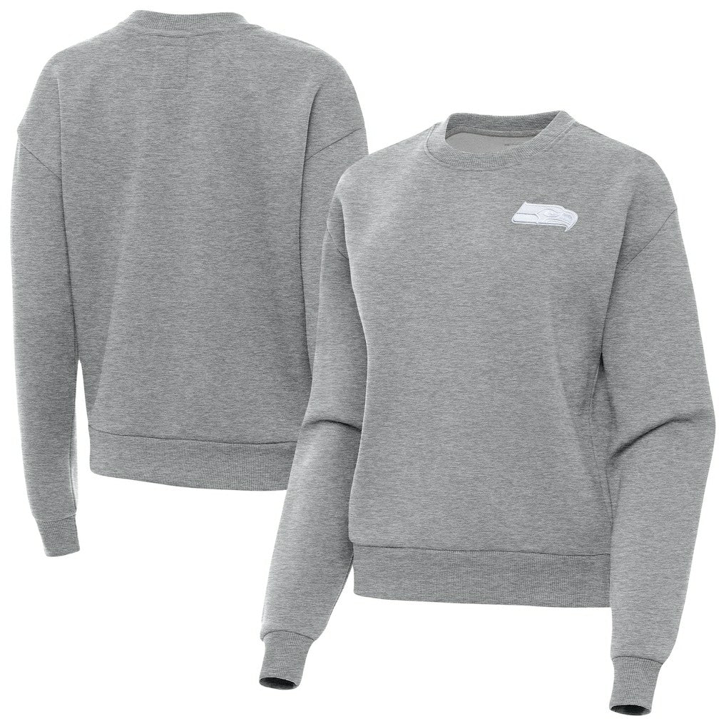 Seattle Seahawks Antigua Women's Victory Crew Pullover Sweatshirt | NFL US