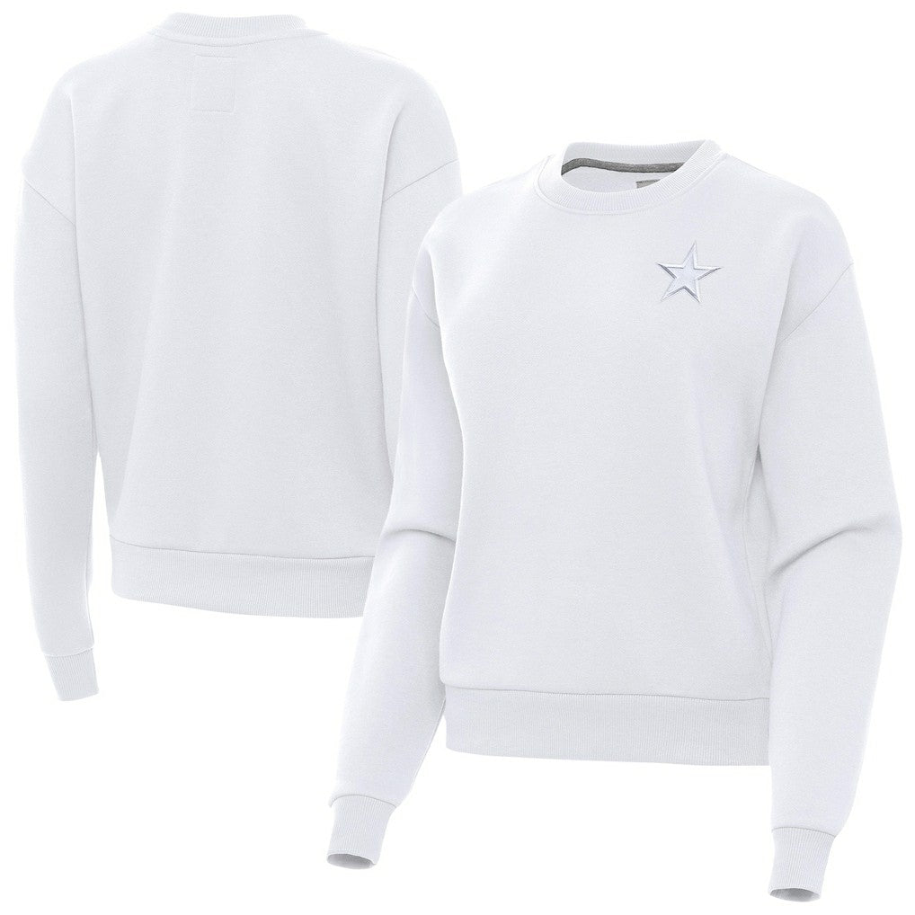 Dallas Cowboys Antigua Women's Victory Crew Pullover Sweatshirt | NFL On sale