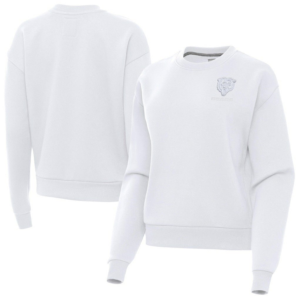 Chicago Bears Antigua Women's Victory Crew Pullover Sweatshirt | NFL Outlet