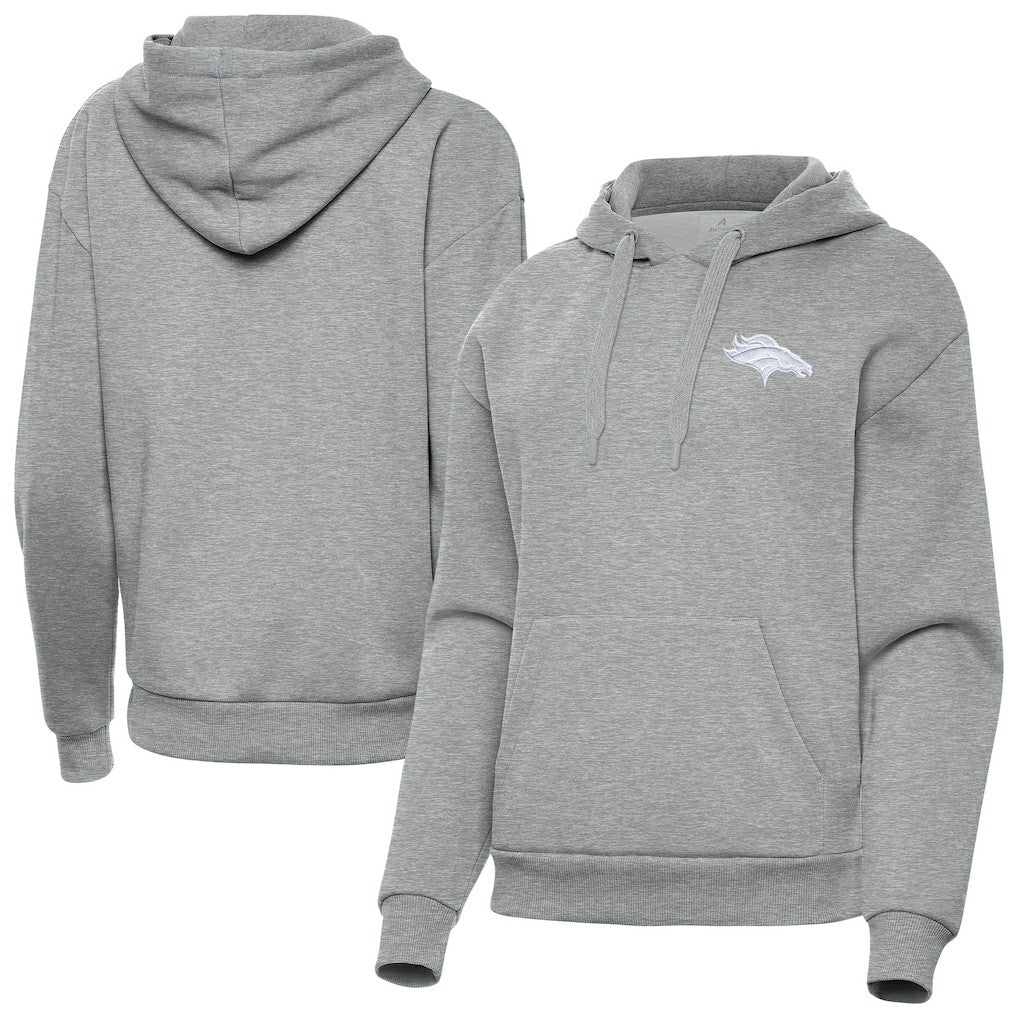 Denver Broncos Antigua Women's Victory Pullover Hoodie | NFL On sale