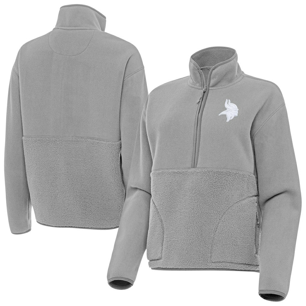 Minnesota Vikings Antigua Women's Figure Half-Zip Sweatshirt | NFL US