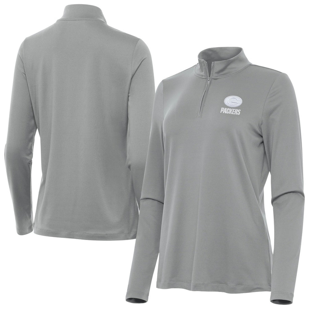 Green Bay Packers Antigua Women's Reprocess Quarter-Zip Top | NFL On sale