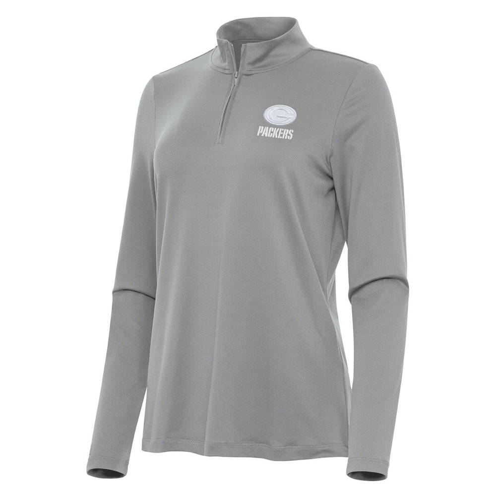 Green Bay Packers Antigua Women's Reprocess Quarter-Zip Top | NFL On sale