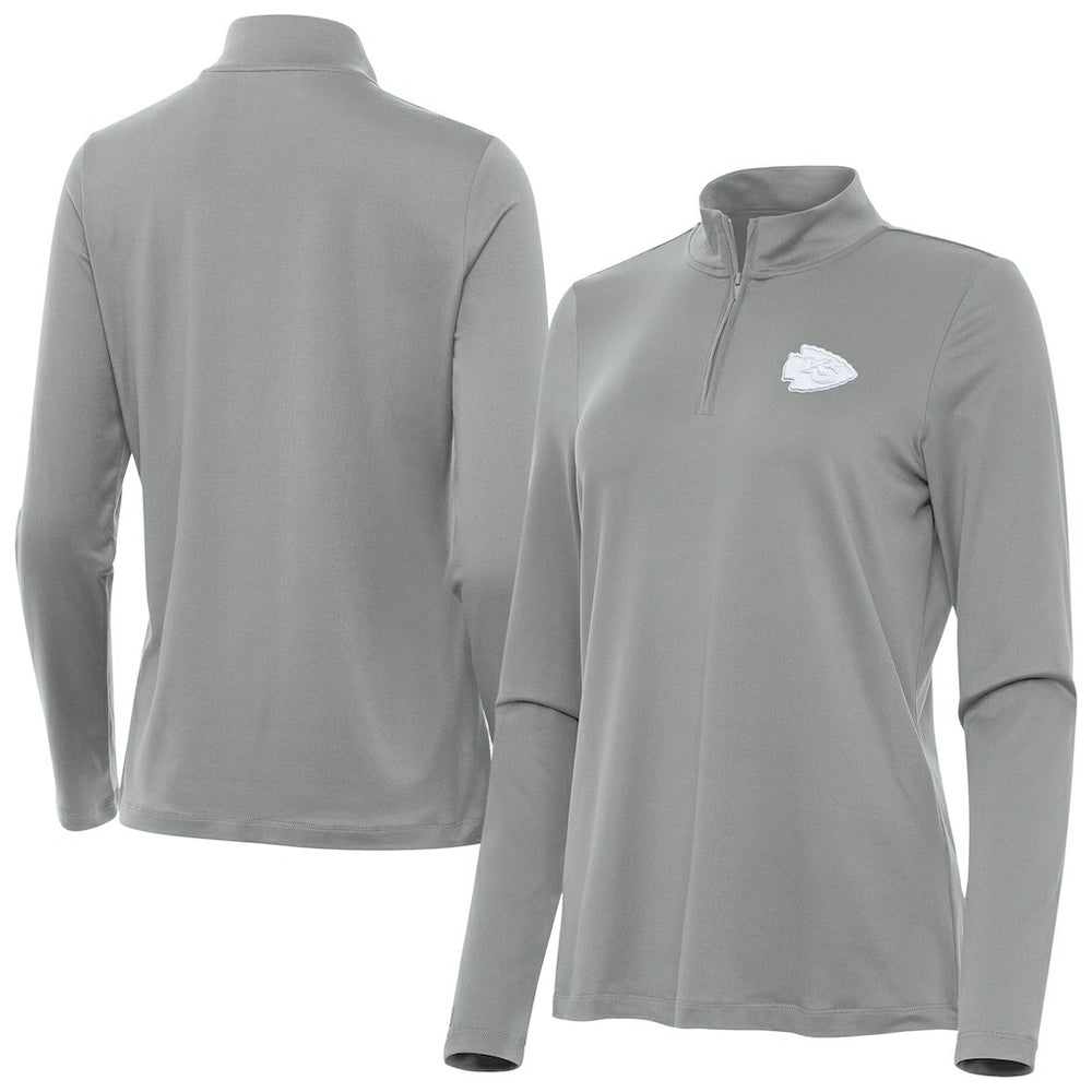 Kansas City Chiefs Antigua Women's Reprocess Quarter-Zip Top | NFL Sale