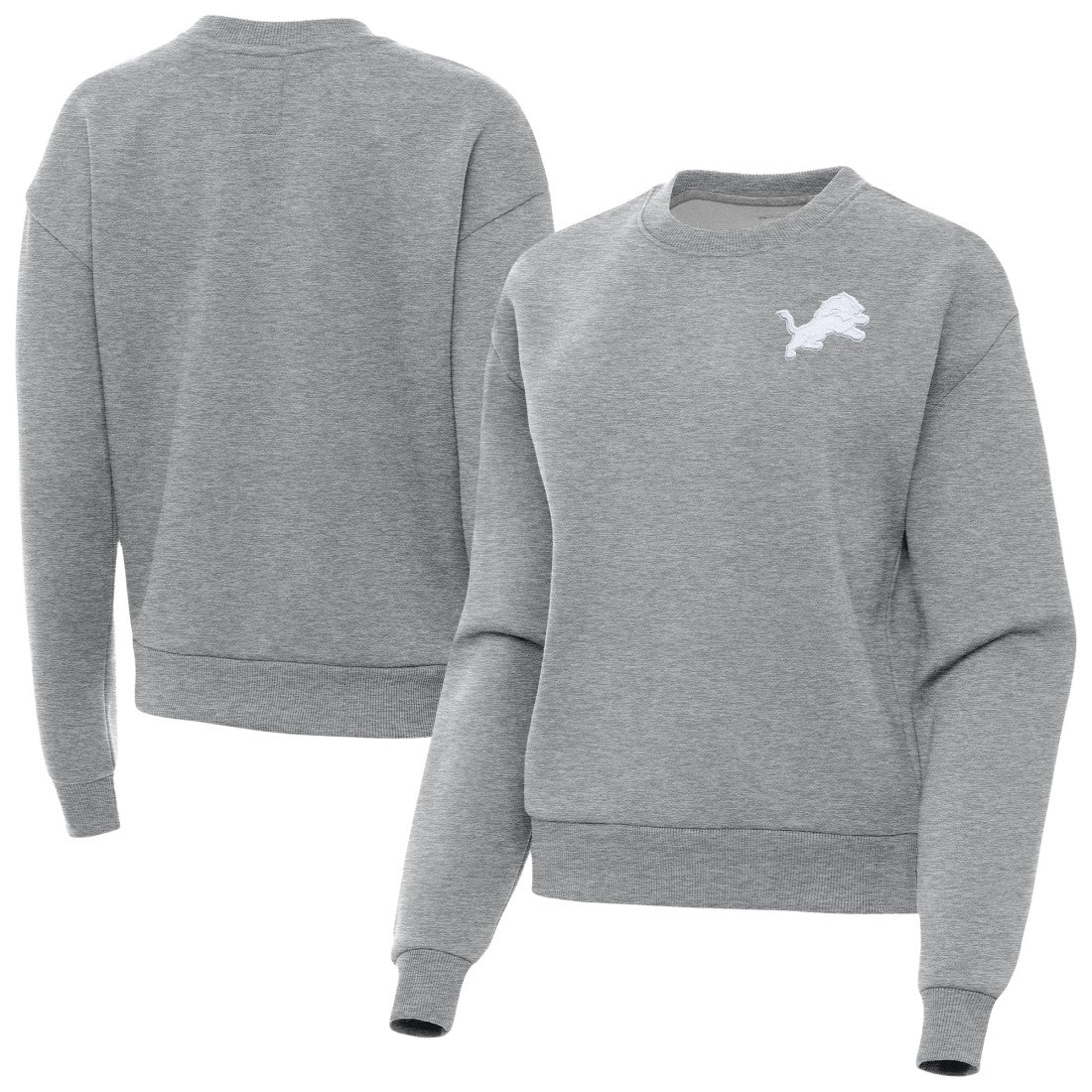 Detroit Lions Antigua Women's Victory Crew Pullover Sweatshirt | NFL Discount
