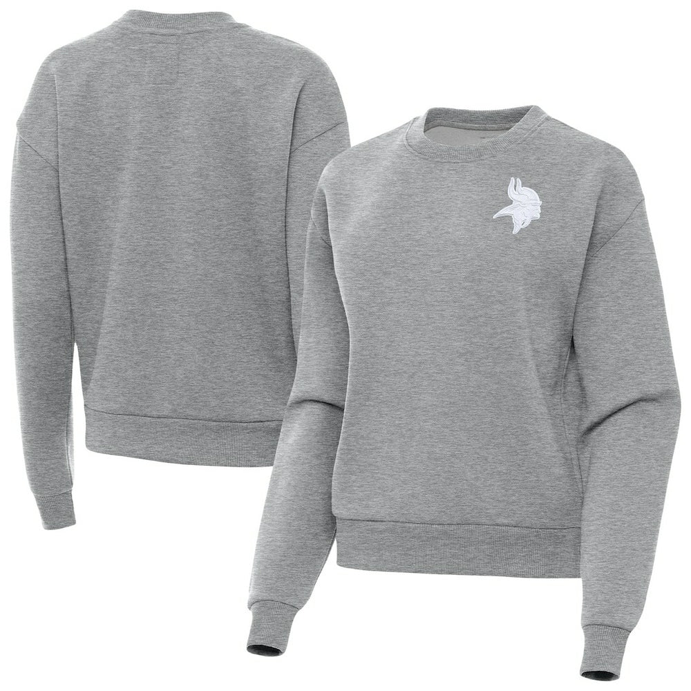 Minnesota Vikings Antigua Women's Victory Crew Pullover Sweatshirt | NFL Near me