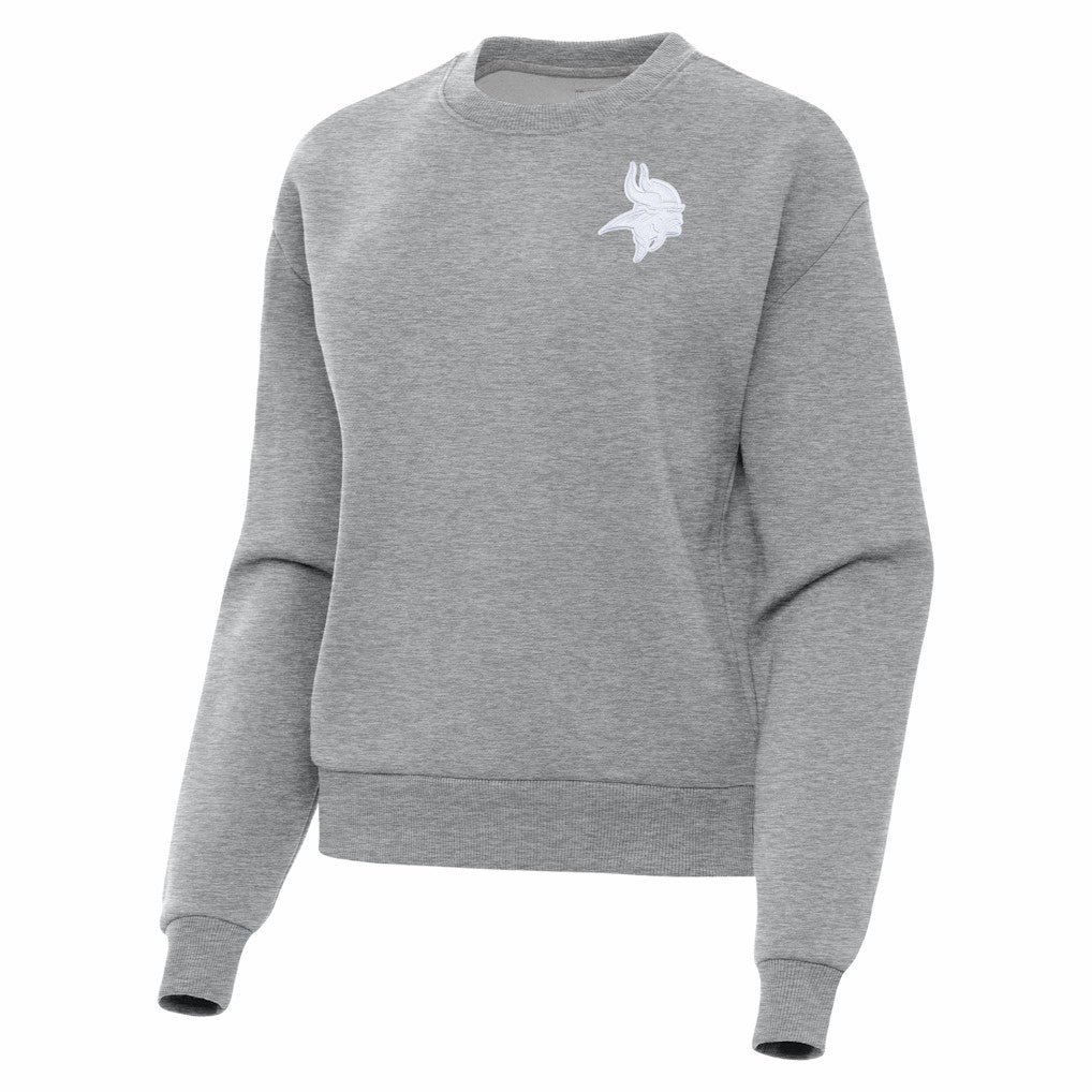 Minnesota Vikings Antigua Women's Victory Crew Pullover Sweatshirt | NFL Near me