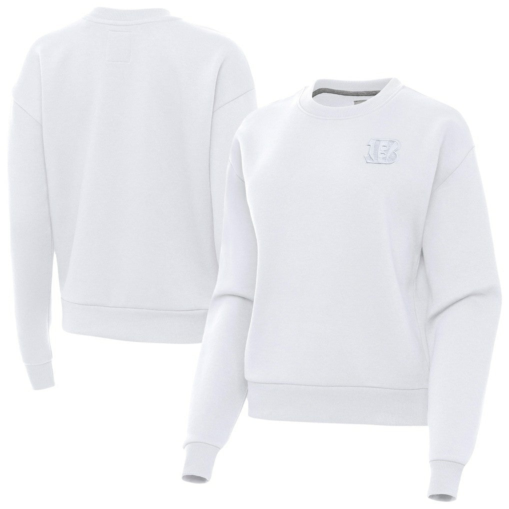 Cincinnati Bengals Antigua Women's Victory Crew Pullover Sweatshirt | NFL Online