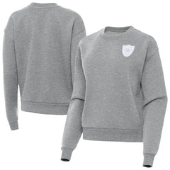 Las Vegas Raiders Antigua Women's Victory Crew Pullover Sweatshirt | NFL New