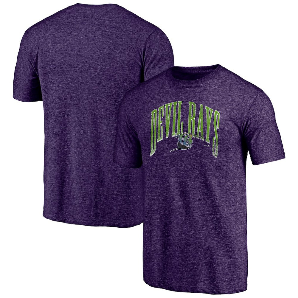 Tampa Bay Rays Purple Cooperstown Collection Line Corps Tri-Blend T-Shirt - MLB T-shirts
