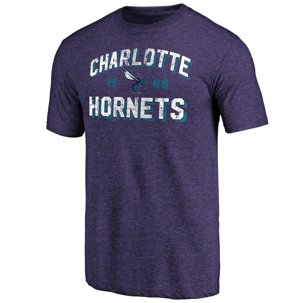 Charlotte Hornets Purple Running Start Tri-Blend T-Shirt outlet | NBA