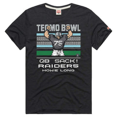 Las Vegas Raiders Howie Long  Homage Unisex Tecmo Bowl Retired Player Graphic Tri-Blend T-Shirt | NFL New