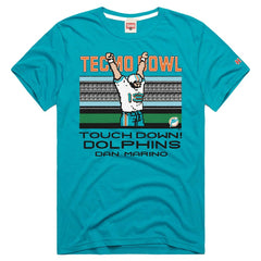 Miami Dolphins Dan Marino  Homage Unisex Tecmo Bowl Retired Player Graphic Tri-Blend T-Shirt | NFL Near me
