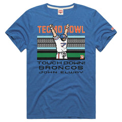 Denver Broncos John Elway  Homage Unisex Tecmo Bowl Retired Player Graphic Tri-Blend T-Shirt | NFL Sale
