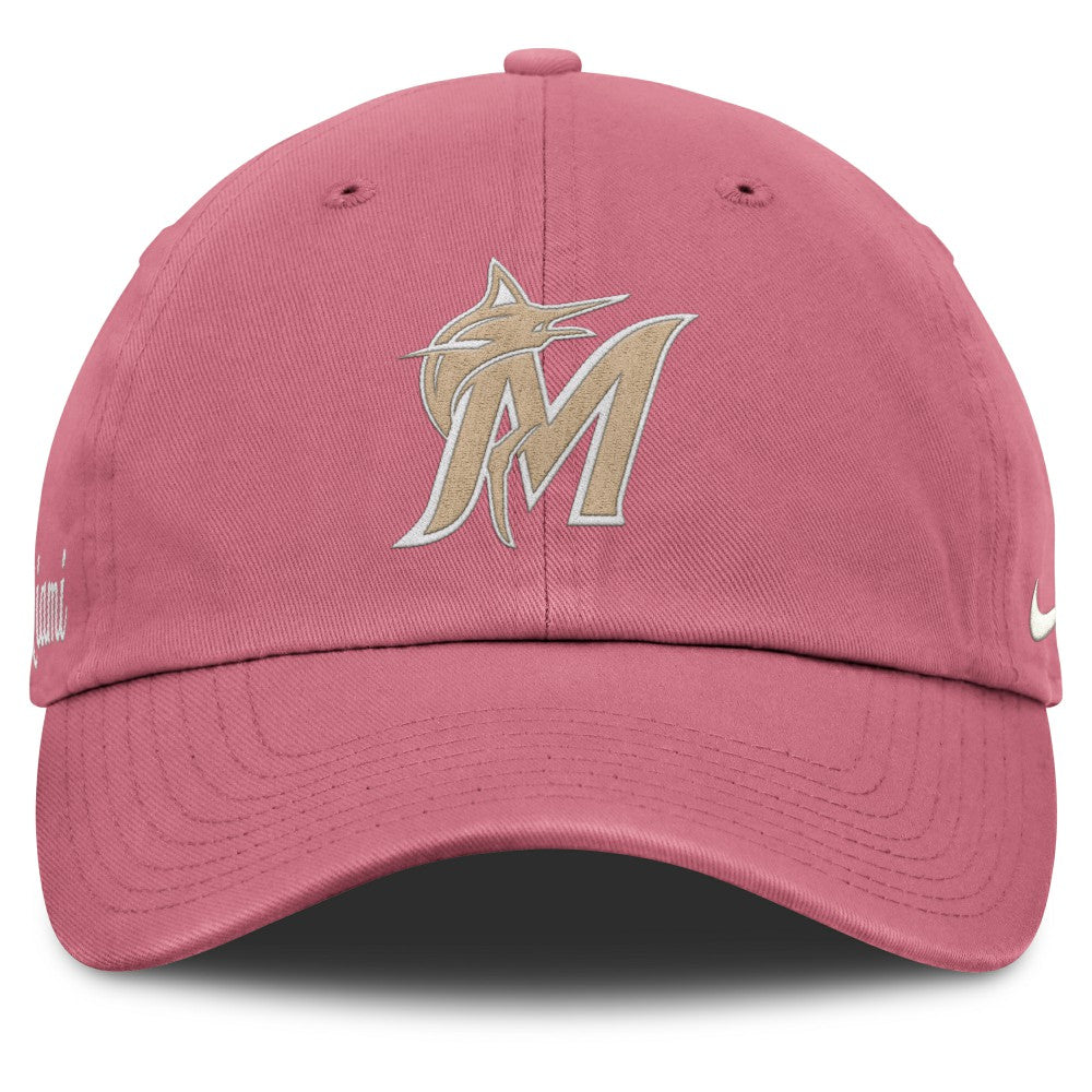 Miami Marlins Nike Unisex Mother's Day Club Adjustable Hat - MLB Hats