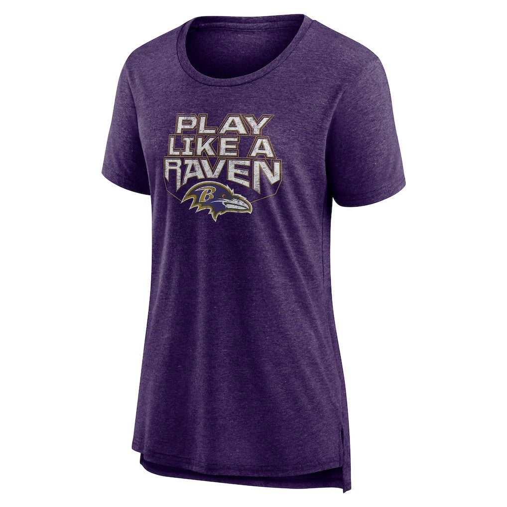 Baltimore Ravens Women's Hometown First Down Tri-Blend T-Shirt | NFL Near me