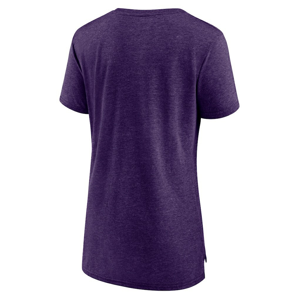Minnesota Vikings Women's Distressed Tri-Blend T-Shirt | NFL Online