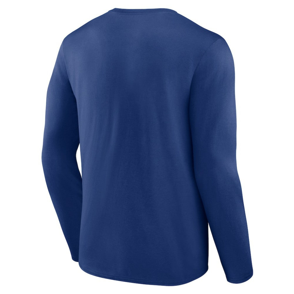 Toronto Maple Leafs Blue Team Lockup Long Sleeve T-Shirt -  NHL T-shirts