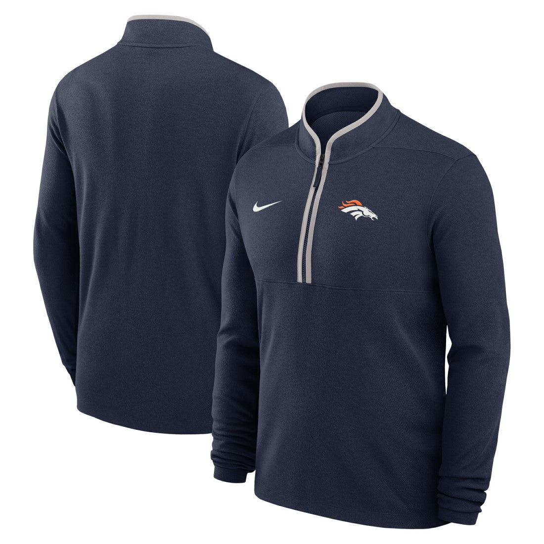 Denver Broncos Lightweight Victory Dri-FIT Half-Zip Pullover | NFL Sale