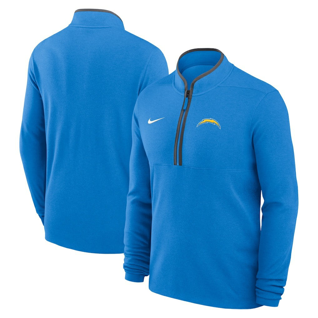 Los Angeles Chargers Lightweight Victory Dri-FIT Half-Zip Pullover | NFL Online