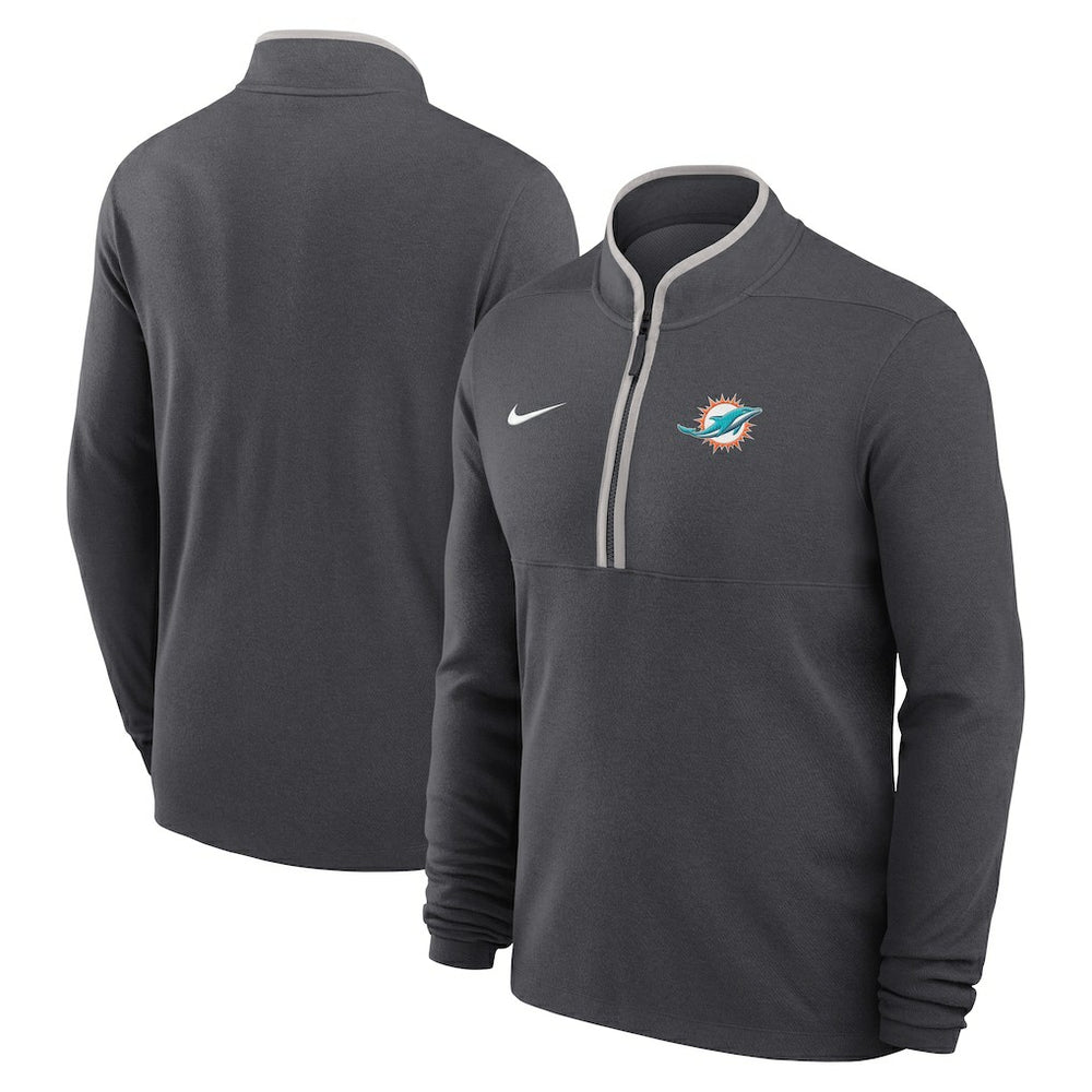 Miami Dolphins Lightweight Victory Dri-FIT Half-Zip Pullover | NFL Online