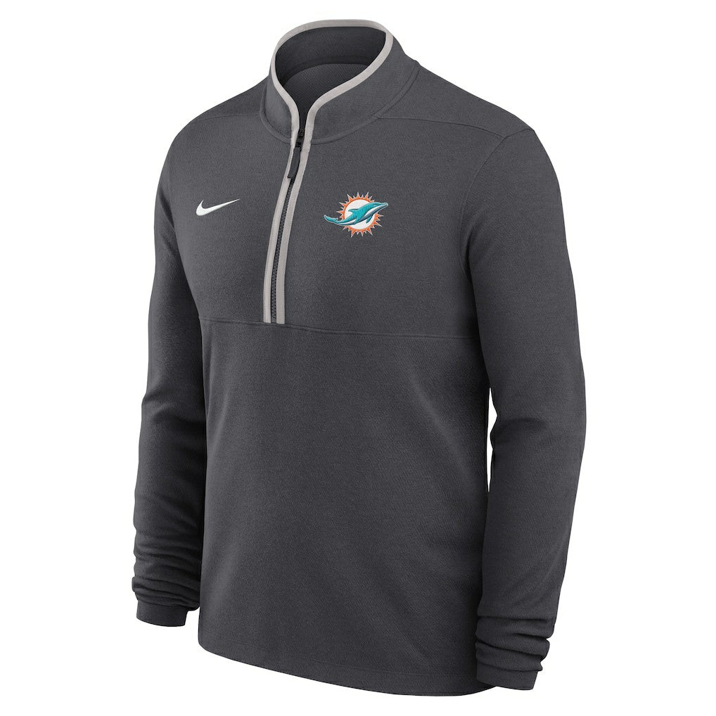 Miami Dolphins Lightweight Victory Dri-FIT Half-Zip Pullover | NFL Online
