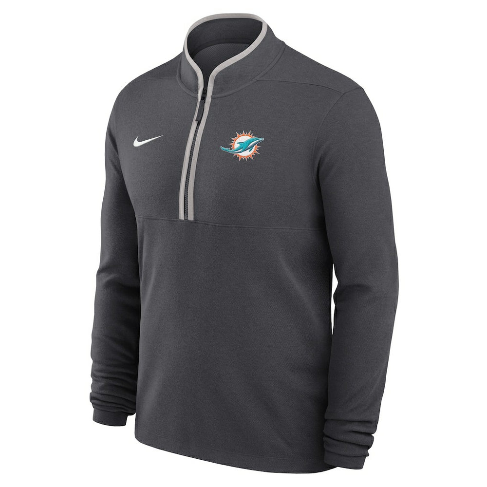 Miami Dolphins Lightweight Victory Dri-FIT Half-Zip Pullover | NFL Online