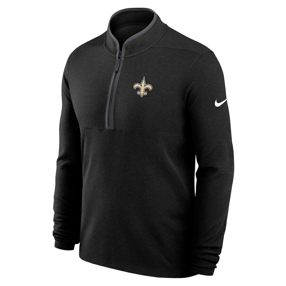 New Orleans Saints Lightweight Victory Dri-FIT Half-Zip Pullover | NFL Discount