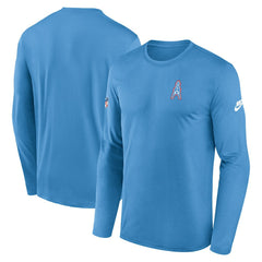 Tennessee Titans Legend Oilers Throwback Dri-FIT Long Sleeve T-Shirt | NFL Online