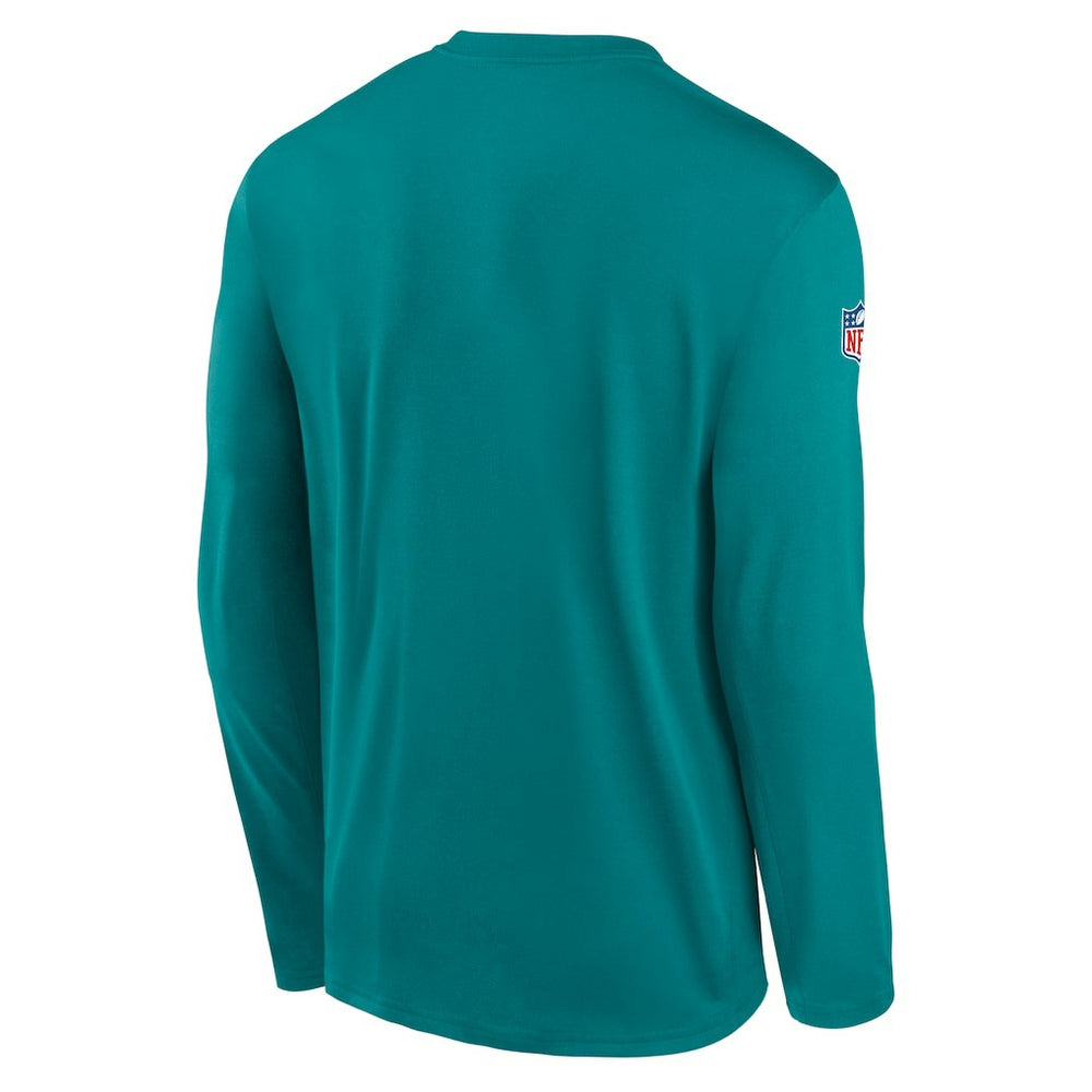 Miami Dolphins Legend Small Logo Dri-FIT Long Sleeve T-Shirt | NFL US
