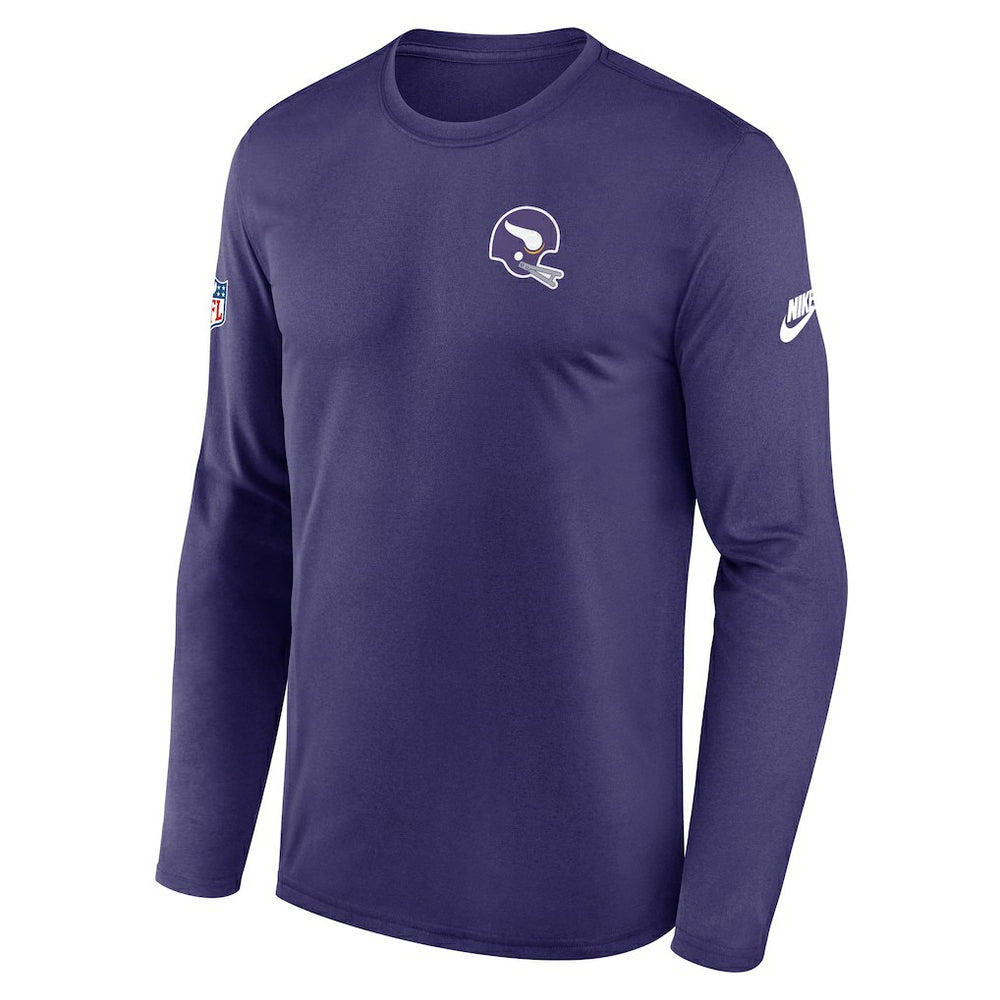 Minnesota Vikings Legend Small Logo Dri-FIT Long Sleeve T-Shirt | NFL Near me