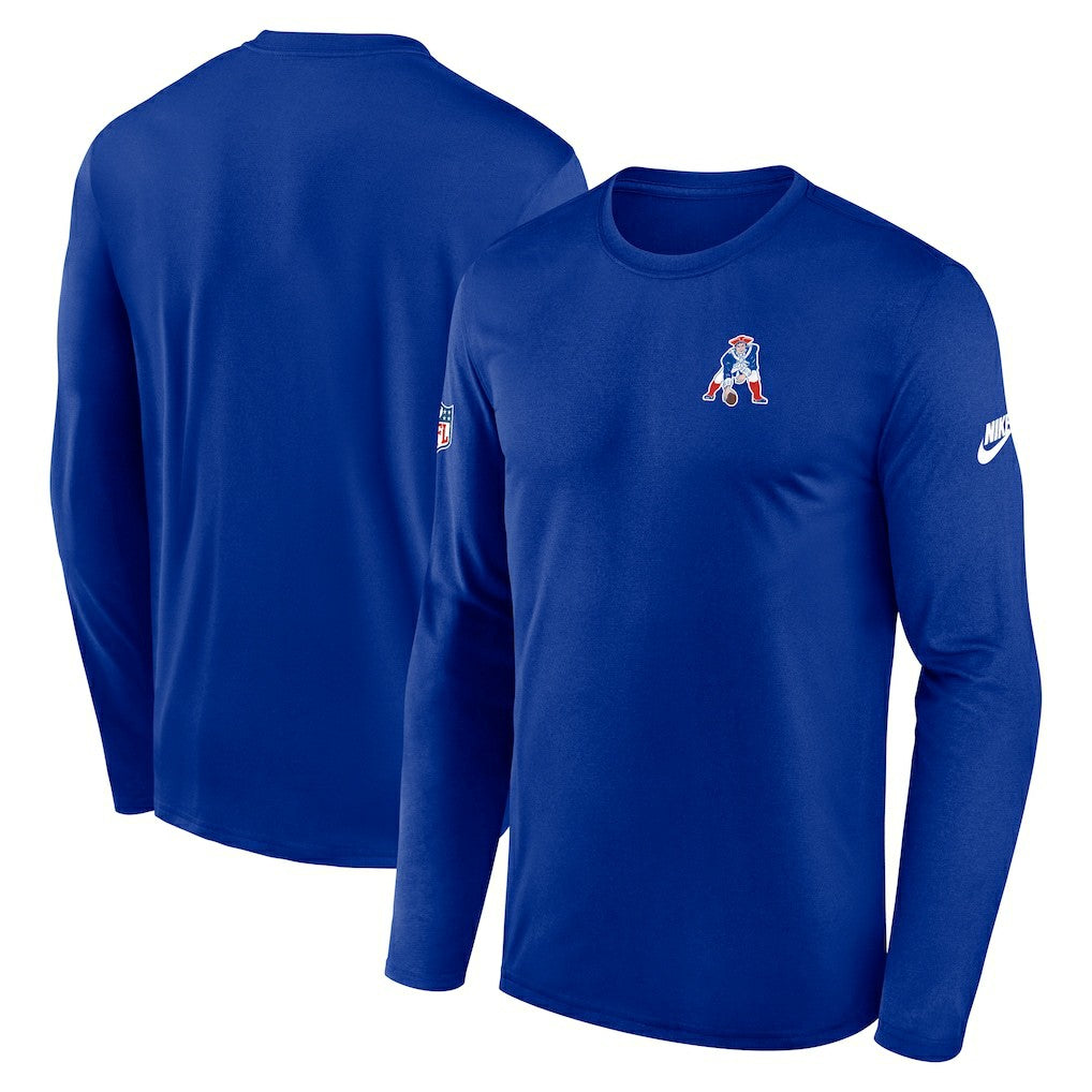 New England Patriots Legend Small Logo Dri-FIT Long Sleeve T-Shirt | NFL Online