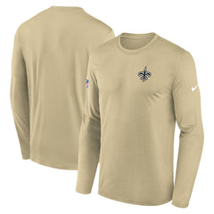 New Orleans Saints Legend Small Logo Dri-FIT Long Sleeve T-Shirt | NFL Hot