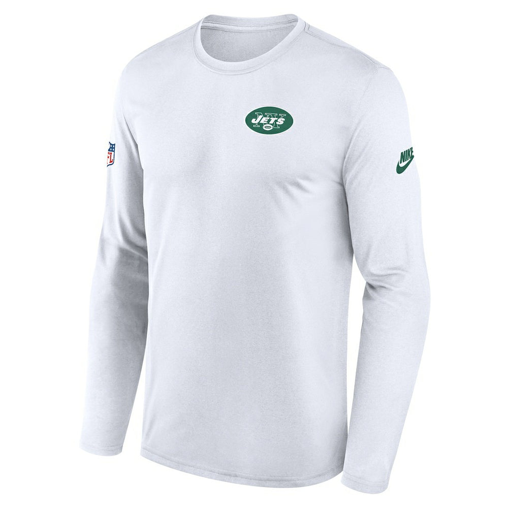 New York Jets Legend Small Logo Dri-FIT Long Sleeve T-Shirt | NFL New