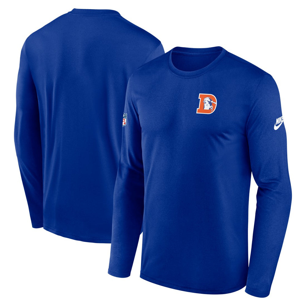 Denver Broncos Legend Small Logo Dri-FIT Long Sleeve T-Shirt | NFL Sale