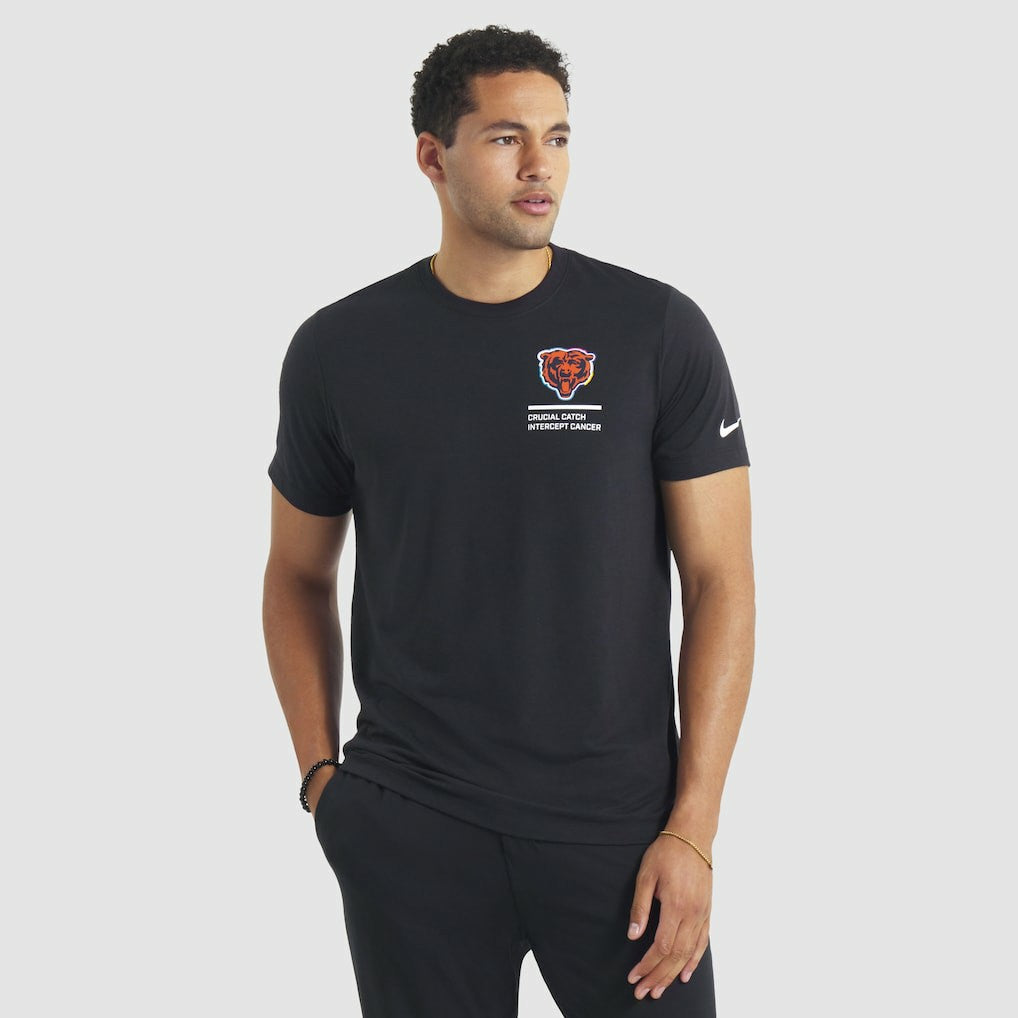 Chicago Bears 2025 NFL Crucial Catch Tri-Blend Dri-FIT T-Shirt | NFL On sale