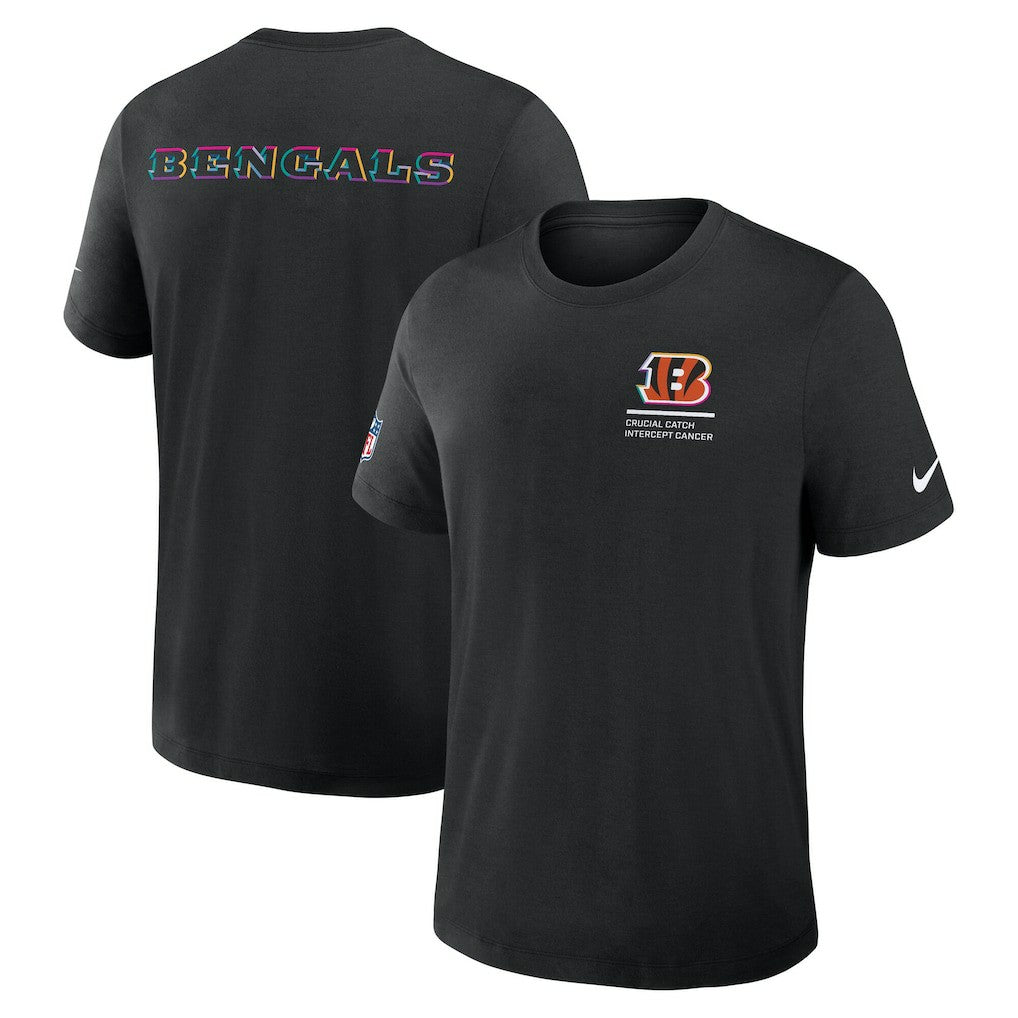 Cincinnati Bengals 2025 NFL Crucial Catch Tri-Blend Dri-FIT T-Shirt | NFL Sale